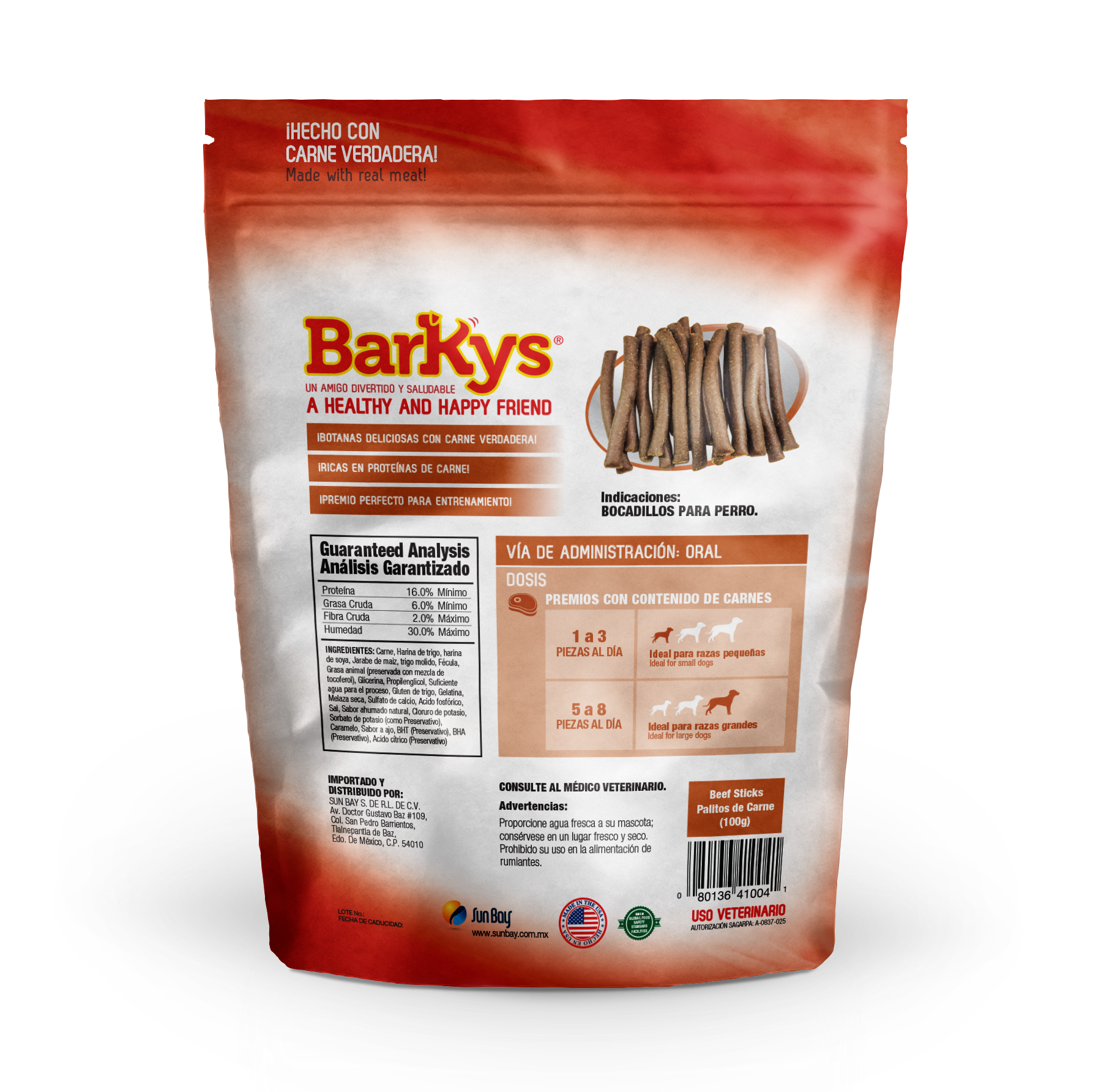 Barkys Palitos De Carnaza Carne 1 Kg - Premios Jerky Sticks, Premios, Barkys, Mister Mascotas Barkys Palitos De Carnaza Carne 1 Kg - Premios Jerky Sticks, Premios, Barkys, Mister Mascotas